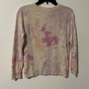 Cat and jack kids large pink tye dye sweatshirt